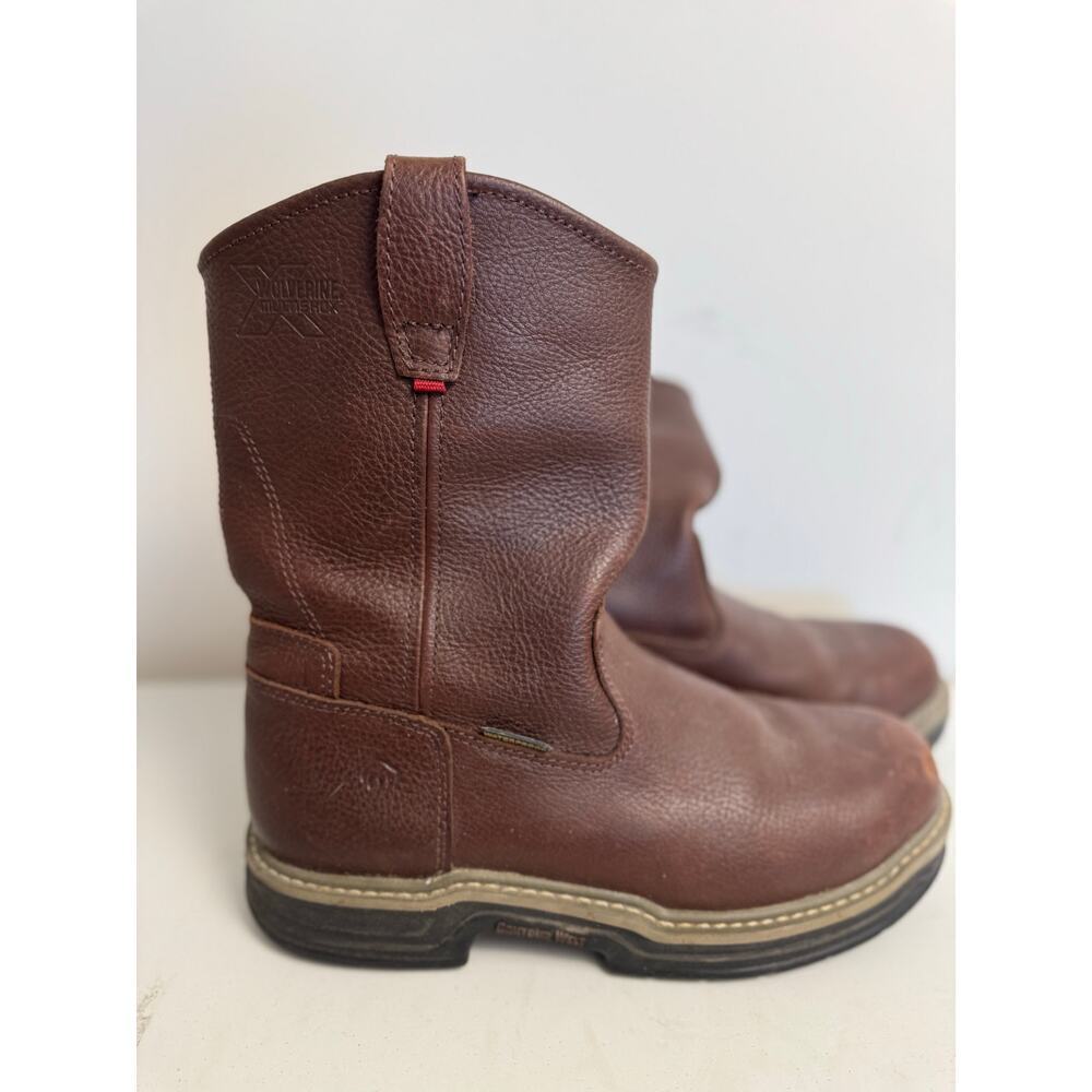 Wolverine Men's W04827 Wellington Boot, Dark Brown, 9.5 EW US D121 Extra Wide - Picture 4 of 9